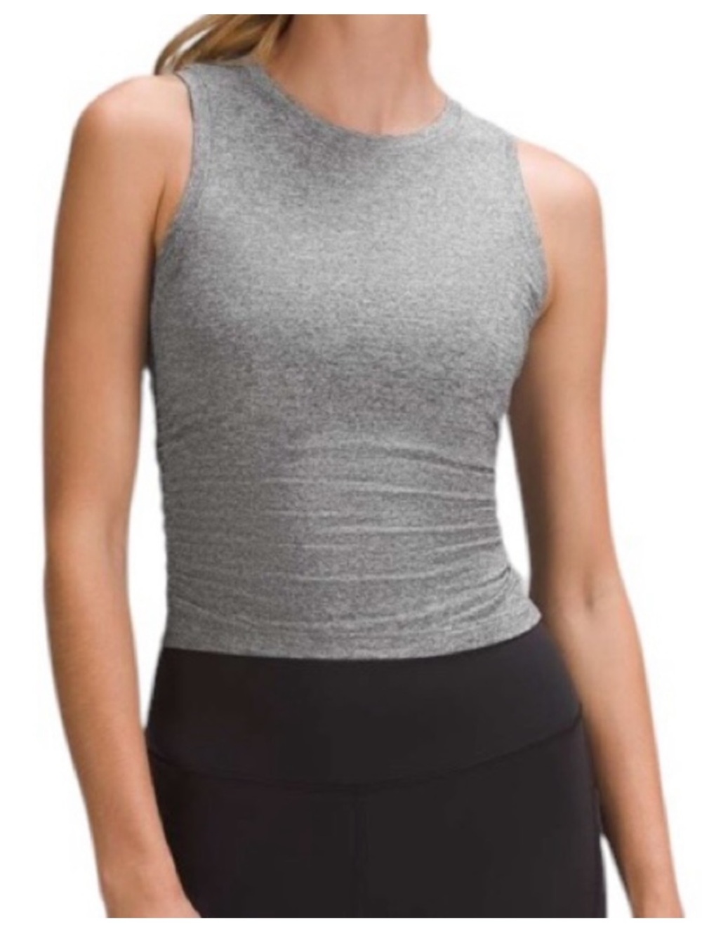 Lululemon License to Train Tight-Fit Tank Top in Gray